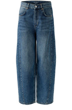 Dark Blue Denim Balloon Fit Jeans