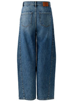 Dark Blue Denim Balloon Fit Jeans