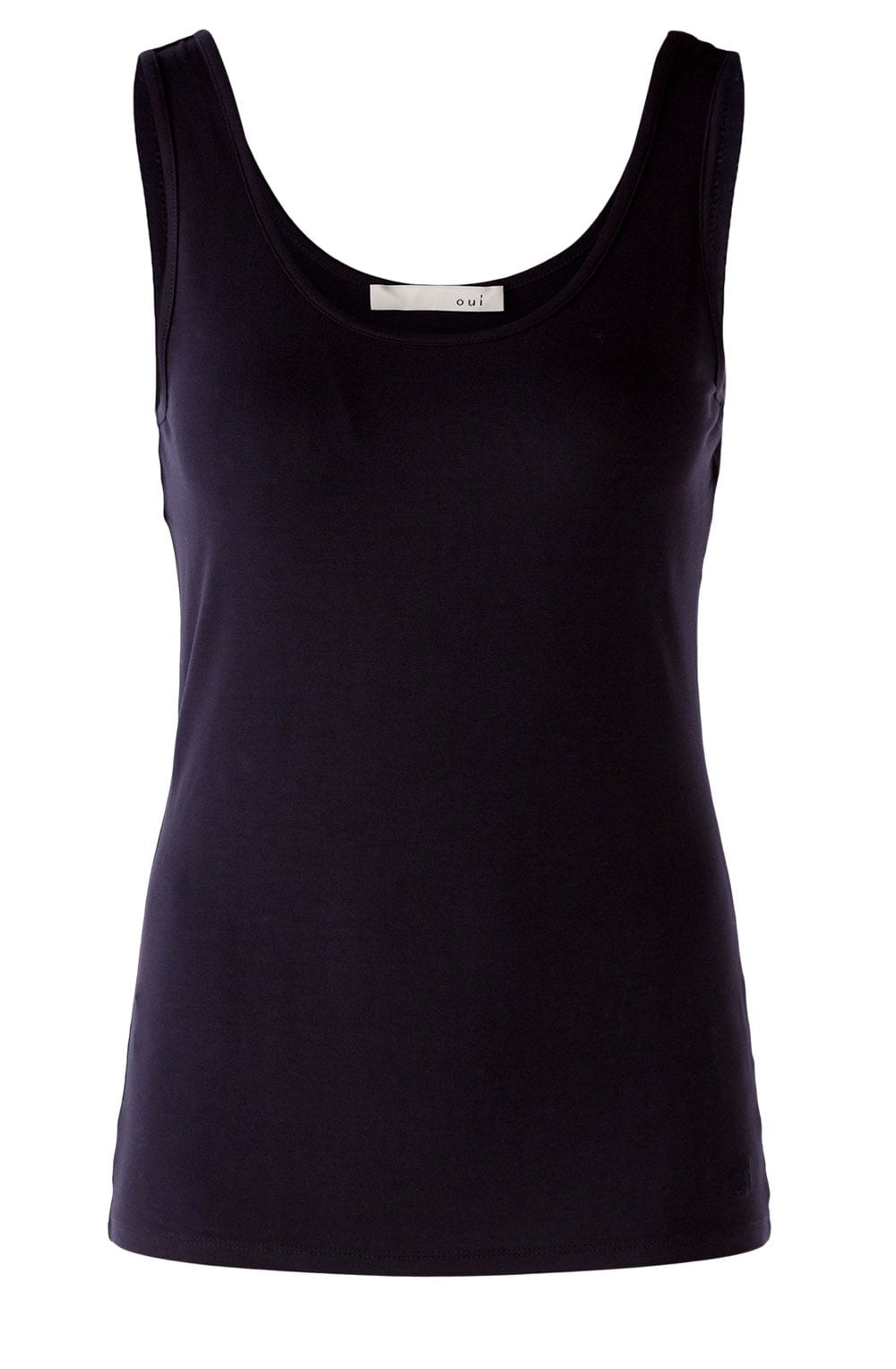 Dark Blue Jersey Vest Top