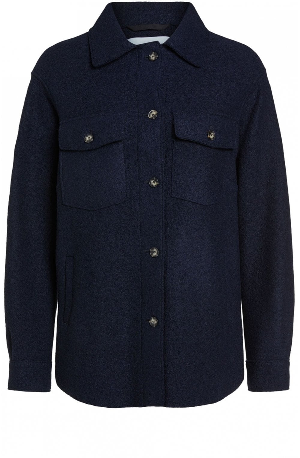Dark Blue Lightweight Shacket