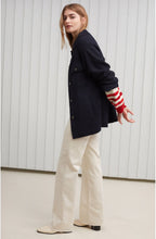 Dark Blue Lightweight Shacket