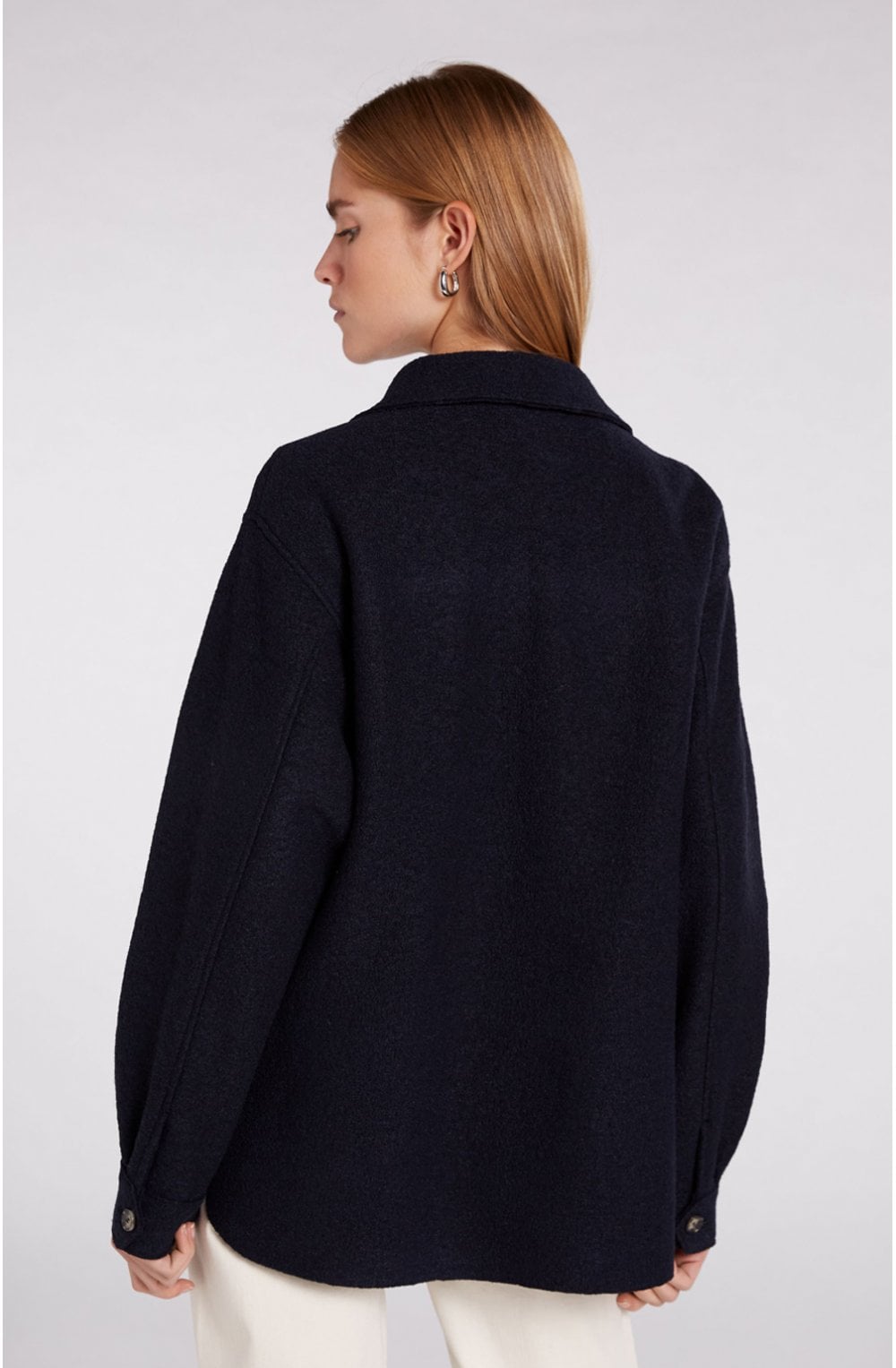 Dark Blue Lightweight Shacket