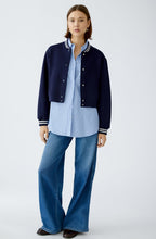 Dark Blue Paris Bomber Jacket