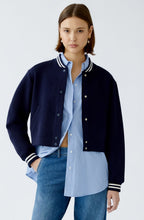 Dark Blue Paris Bomber Jacket