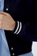 Dark Blue Paris Bomber Jacket
