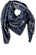 Dark Blue Rodeo Romance Scarf