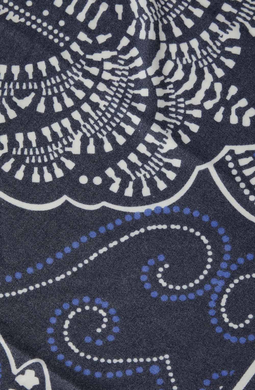 Dark Blue Rodeo Romance Scarf