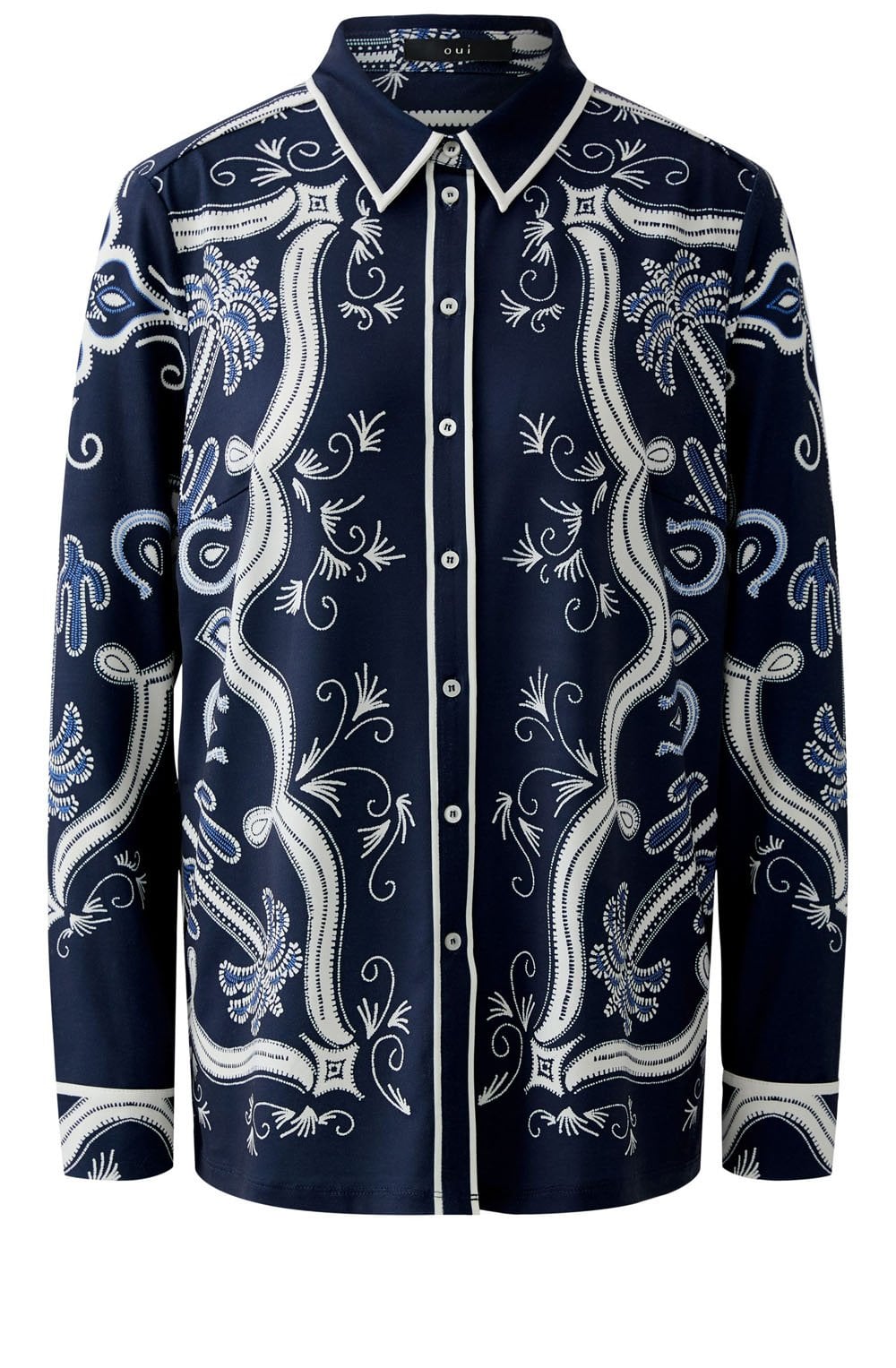 Dark Blue Rodeo Romance Silk Touch Jersey Shirt