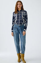Dark Blue Rodeo Romance Silk Touch Jersey Shirt