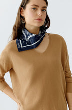 Dark Blue Rodeo Romance Small Scarf