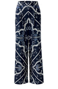 Dark Blue Rodeo Romance Wide Leg Trousers