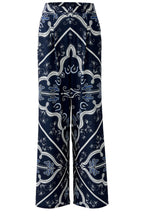 Dark Blue Rodeo Romance Wide Leg Trousers