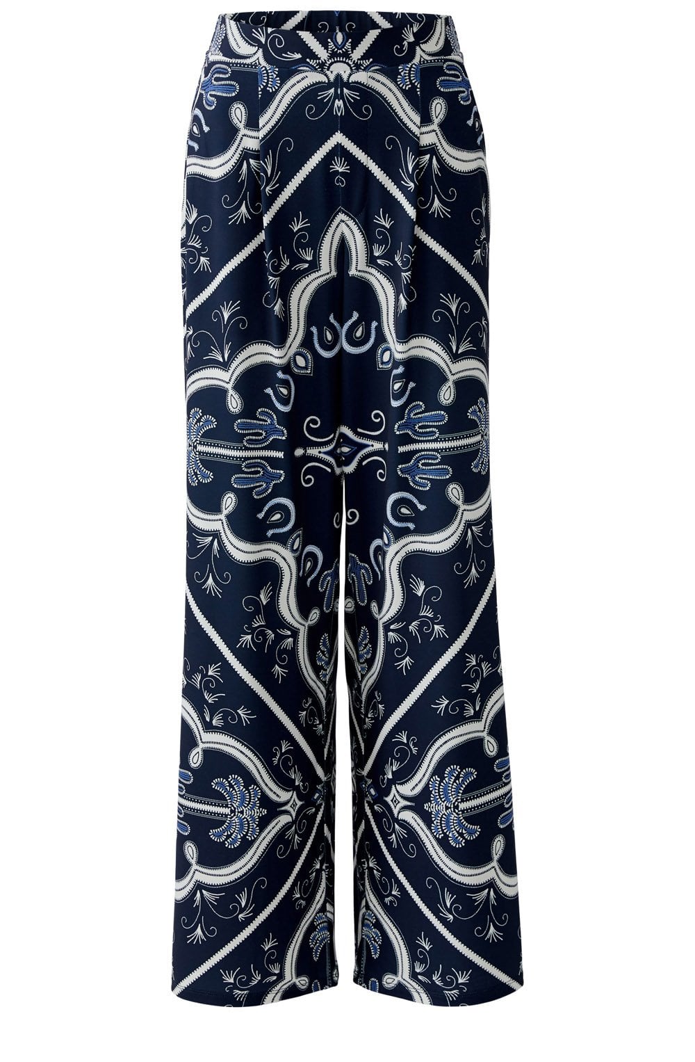 Dark Blue Rodeo Romance Wide Leg Trousers