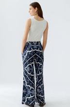 Dark Blue Rodeo Romance Wide Leg Trousers