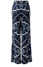 Dark Blue Rodeo Romance Wide Leg Trousers