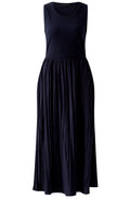 Dark Blue Tank Top Maxi Dress