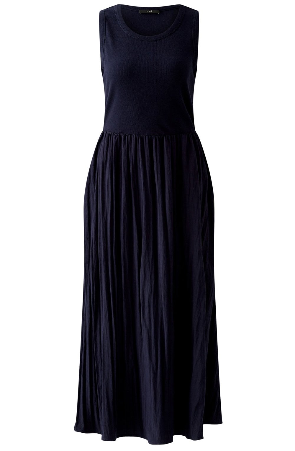 Dark Blue Tank Top Maxi Dress
