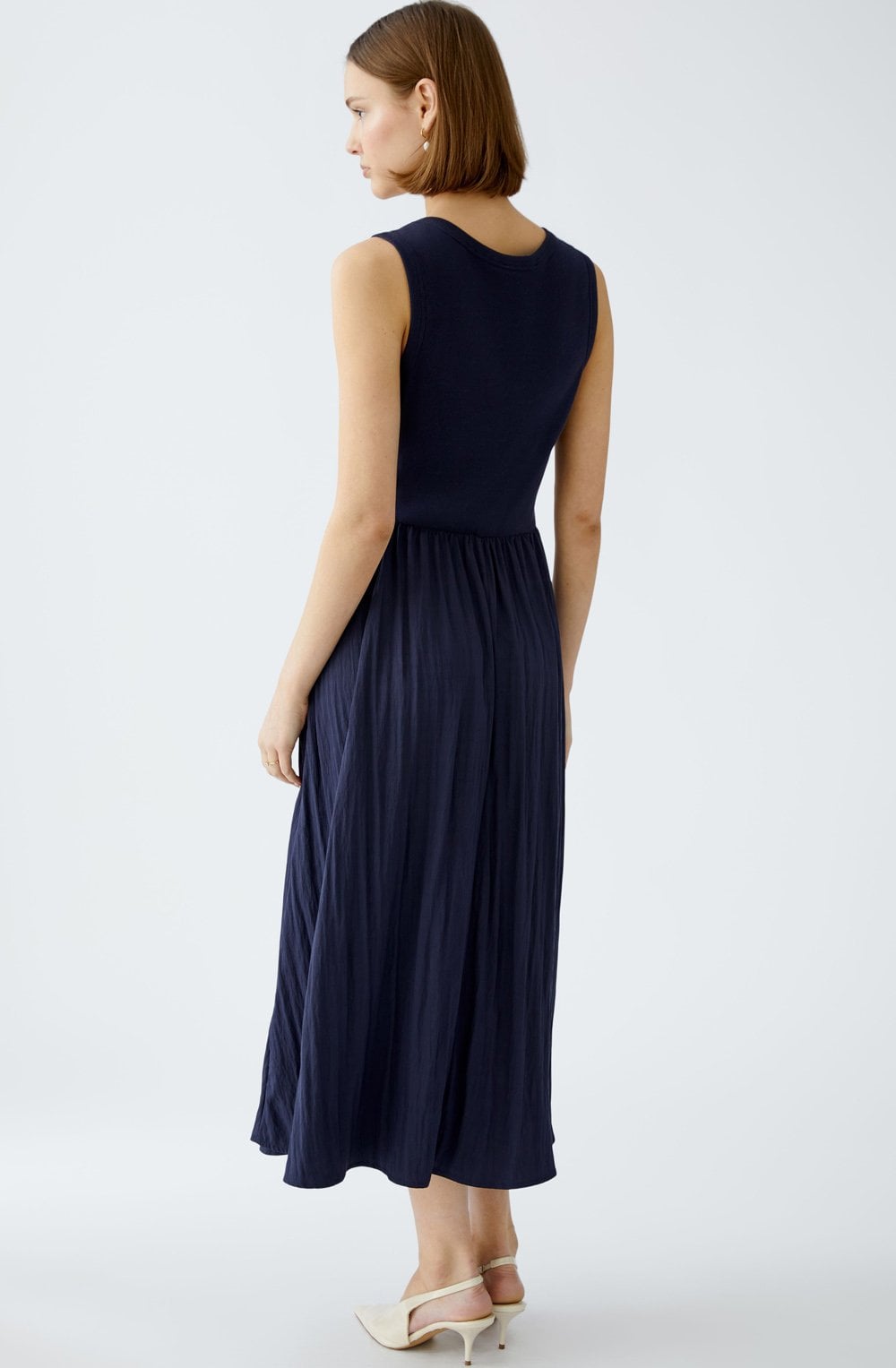 Dark Blue Tank Top Maxi Dress