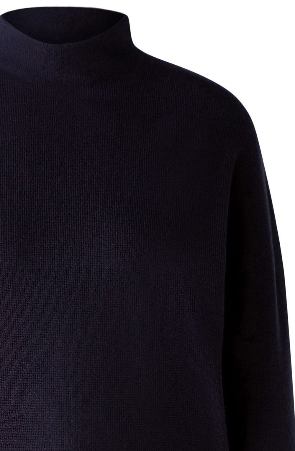 Dark Blue Turtle Neck Oversized Jumper