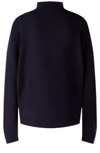 Dark Blue Turtle Neck Oversized Jumper