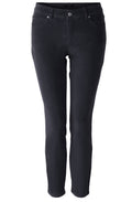 Dark Blue Velvet Corduroy Baxtor Jeggings