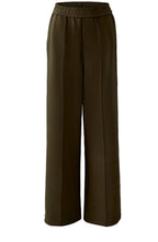 Dark Brown Cream Contrasting Stripe Sporty Trousers
