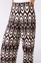 Dark Brown Jersey Wide Leg Trousers