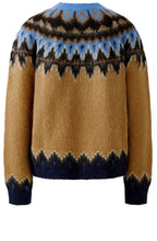 Dark Camel Blue Norwegian Style Pullover