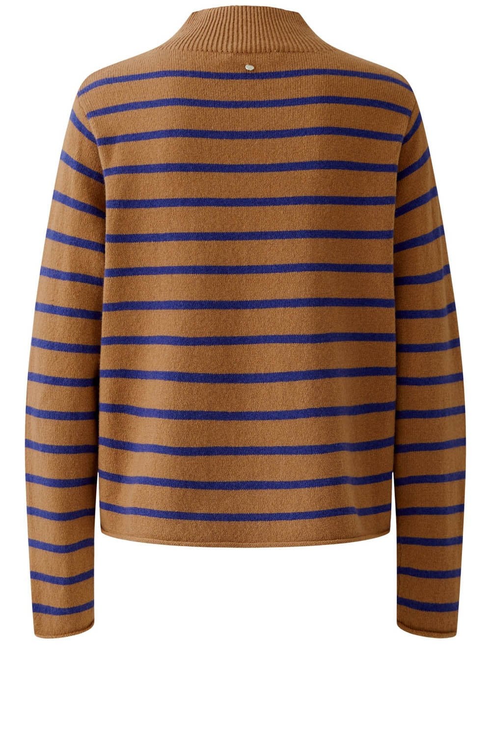 Dark Camel Blue Striped Jumper