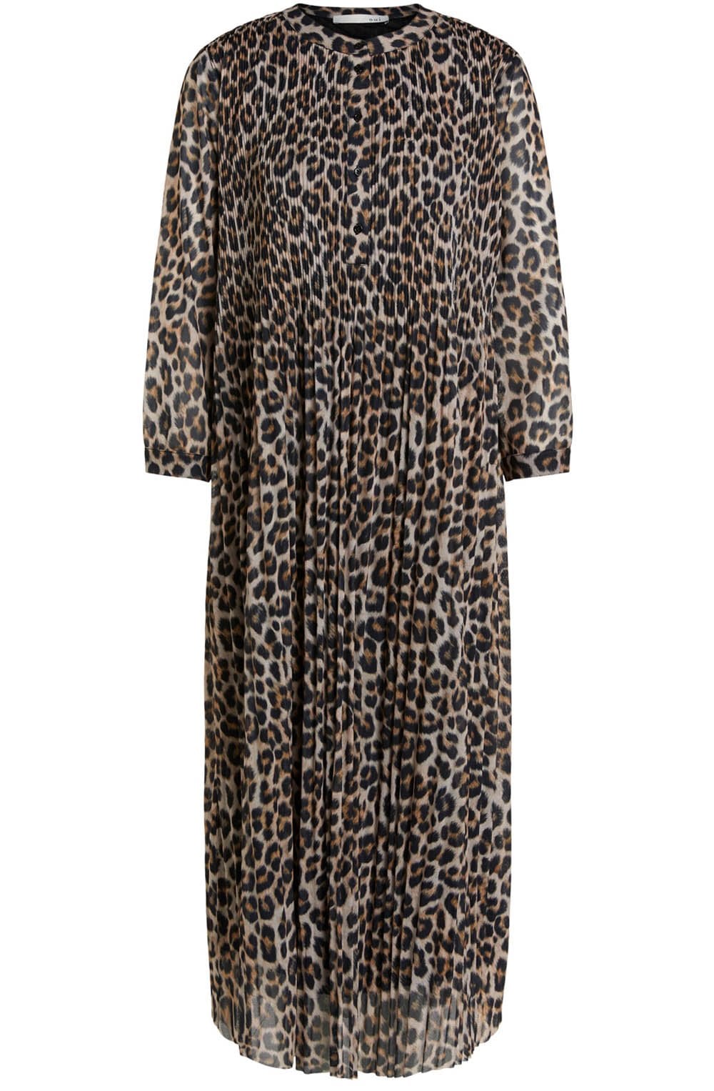 Dark Camel Leopard Print Dress