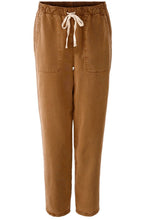 Dark Camel Relaxed Denim Trousers