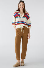 Dark Camel Relaxed Denim Trousers
