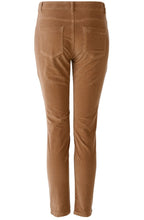 Dark Camel Velvet Corduroy Baxtor Jeggings