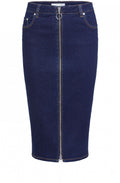 Dark Denim Pencil Skirt