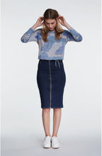Dark Denim Pencil Skirt