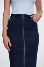 Dark Denim Pencil Skirt