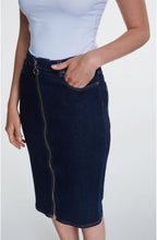 Dark Denim Pencil Skirt