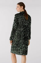 Dark Green Velvet and Sequin Dress