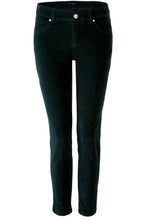 Dark Green Velvet Corduroy Baxtor Jeggings