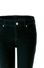 Dark Green Velvet Corduroy Baxtor Jeggings
