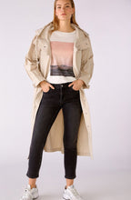Dark Grey Cropped Mid Waist Jeans