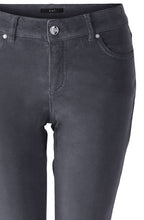 Dark Grey Velvet Corduroy Baxtor Jeggings