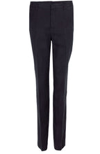 Dark Navy Linen Trousers