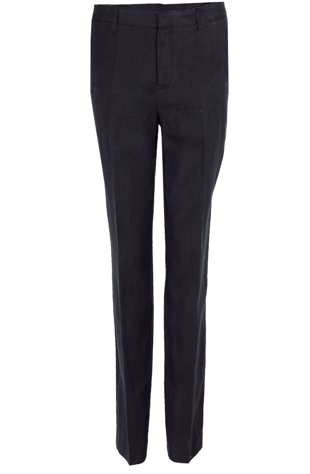 Dark Navy Linen Trousers