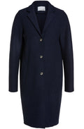 Dark Navy Wool Coat