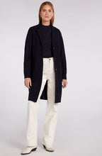 Dark Navy Wool Coat