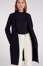 Dark Navy Wool Coat