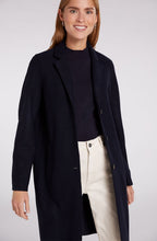 Dark Navy Wool Coat