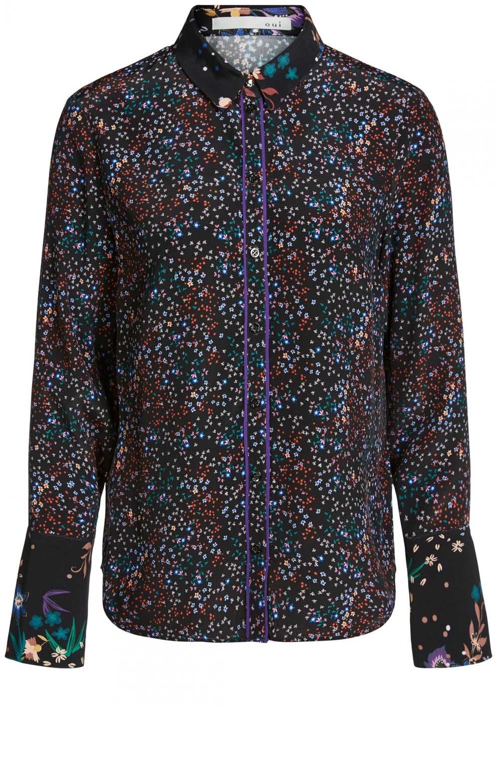 Delicate Floral Print Blouse
