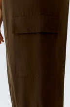 Demitasse Brown Balloon Fit Cargo Trousers